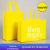 Sacola de viagem de não tecido, sacola de educação ambiental para compras, sacola de publicidade, logotipo personalizado e personalizável