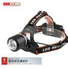 Faro XPE luz doble azul y blanco T6 luz fuerte Faro LED zoom montado en la cabeza pesca faro exterior iluminación