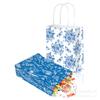 Bd159 Precio Especial Estilo Chino Flor Peonía Porcelana Azul y Blanca Azul y Blanca Compañero de Fiesta Regalo Mochila Bolsa de Papel Kraft