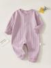 Pijama Infantil Algodão Puro Roupas Infantis Macacão Bebê Recém-Nascido Harper Bebês Meninos e Meninas Primavera e Verão Manga Longa Roupa Base para Engatinhar