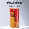Funda protectora más ligera, funda de silicona creativa, impermeable y anticaída para pitillera, estuche para encendedor integrado, funda de encendedor portátil