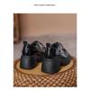 Aumento de Altura da Sola Sapatos de Couro Femininos com Cadarço Tamanho Pequeno Espessados Leves cm Pequenos Mocassins de Espuma de Borracha 10 Sapatos