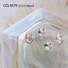 Mini Huevo de Paloma de Cristal Decoraciones para Uñas Terminadas Pedrería para Uñas Súper Brillante de Moda Accesorios