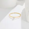 Design Simples Nicho Usando Banho Ultra Fino Luxo Leve Anel Pequeno de Ouro 14K Anel para Mulheres Celebridade da Internet Estilo Frio