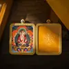 Tangka Pintado a Mano de los Ocho Grandes Signos del Zodíaco: Zaki Lhamo, Mahakala, Pampaixiu, Tara Verde, Manjushri, Tesoro Amarillo, Thangka Estilo Tibetano