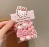 Diadema para el Cabello de Niña Rosa Linda Gato Kt Accesorios para el Cabello Bebé Banda de Goma Pequeña No Lastima el Cabello Niñas Lazo para el Cabello Diadema Tocado