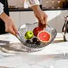 Nuevo plato de frutas para mascotas, lujo ligero, alta gama, para uso doméstico, mesa de café de sala de estar, plato de exhibición de dulces y bocadillos, disponible en varios colores, en stock