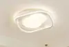 Lámpara de Techo Acrílica LED Tricolor Sin Aurora Protección Ocular Sala de Estar Dormitorio Pasillo Estudio Moderna Simple