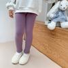 Leggings de invierno para niños [forrados de polar] niñas lana suave bastidor de tracción compuesto de una sola pieza terciopelo acolchado pantalones ajustados