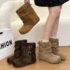 Fivela de cinto Boken, novo estilo de botas femininas para outono e inverno de 2026, botas emagrecedoras de sola macia com aumento interno de altura, estilo retrô