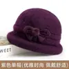 Sombrero de madre para mujeres de mediana edad y ancianas, gorro de lana tejido cálido con felpa, sombrero de invierno para proteger del frío a señoras mayores
