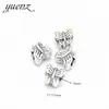 YuenZ venta caliente aleación mariposa cuentas de agujero grande accesorios de joyería DIY pulsera cuentas espaciadoras para pulseras 11 * 11MM R179