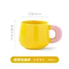 Taza Gruesa Personalizada, Taza de Cerámica con Colores Contrastantes tipo Caramelo, Taza de Agua de Cerámica para Niñas, Lindo Diseño de Logo con Buena Apariencia