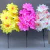 Flor de Varrer Tumbas em Varrer Tumbas Simulação Crisântemo Peônia 9 Cabeças 7 Cabeças Arranjo de Flores Sacrifício Flor de Plástico Flor Decorativa de Cemitério