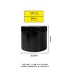 En stock, frasco negro, botella de crema de 200 ml, botella de plástico para polvo de dientes de 120 ml, frasco de cera, botella para mascarilla de 500 g