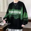 Sudadera de manga larga moderna para hombre, top casual holgado y elegante para otoño, chaqueta de talla grande para hombres altos y corpulentos