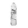 Cristal de Cabello Negro Natural Prismas Hexagonales Adornos Cristal de Cabello Piedra Cruda Columna de Energía Cristal de Siete Estrellas Columna Decoración de Escritorio para el Hogar Adornos