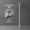 Barra retráctil y ajustable para secar ropa de aluminio espacial, Colgador de ropa engrosado, Estable y colgable, Estante de secado de ropa de almacenamiento, Acero inoxidable