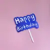 Nueva Decoración para Pastel de Cumpleaños de Acrílico de Doble Capa Estilo Copyright Ins Niño y Niña Feliz Cumpleaños Inserto para Pastel