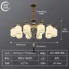 287 Pessoas Enviadas em 9 HorasNovo Lustre de Cobre Estilo Chinês para Uso Doméstico, Montado no Teto, Elegante para Quarto e Sala de Jantar, China