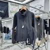 Chaqueta cortavientos de estilo business asequible, sin costuras, con cuello alto y banda sellada, forro polar para abrigar, ropa softshell para hombre para exteriores