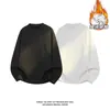 2025 Ht25677 Plus Terciopelo Fondo Blanco Tamaño Grande Cuello Redondo Manga Larga Camiseta M-5X Ht25959-Especial P30-Control de Precio 5
