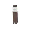 Calcetines florales de dos dedos estilo bosque para mujer, otoño e invierno, encaje, rayas retro, juveniles, zapatos de pezuña de caballo, calcetines de algodón de punta dividida holgados