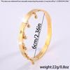 Pulseira de Aço Titânio com Corrente de Contas Redondas Cravejadas de Diamantes em Formato de Coração, Toque de Luxo para Mulheres, Estilo Único e de Nicho, Joia de Pulseira Dingdang