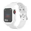 Para Apple Watch7 relógio iwatch8 Glacier cor TPU Apple nova pulseira de silicone transparente de uma peça