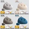 Puf Perezoso para Sofá para Uso en Casa en el Dormitorio, Se Puede Usar para Acostarse y Dormir, Cojín Creativo Pequeño para Asiento, Silla Individual de Ocio para Balcón, Tatami