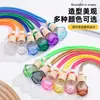 Botella Difusora de Fragancia para Coche con Forma de Diamante de Colores, Botella Difusora Mini de Relleno de Aceite Esencial de Perfume, Colgante de Aroma para Colgar