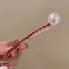 Pinza de pelo elegante para mujer, pinza de torsión de alta gama para la parte posterior de la cabeza, pasador floral, accesorio para el cabello, pinza de pico de pato