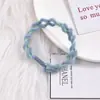 Ins Coreano Celebridad Cibernética Goma Elástica Dulce Cuerda para el Cabello Ondulada de Doble Color Anillo para el Cabello de Felpa Cola de Caballo Accesorios para el Cabello