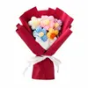 Flores artificiales transfronterizas, flores de hilo tejido, ramos pequeños, flores artificiales para el Festival Qixi, ramos hechos a mano, regalos de graduación, venta al por mayor
