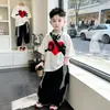 Conjunto de Verano de Manga Corta para Niños 2026 Nuevo Fresco y Elegante Ropa Delgada de Manga Corta para Bebé Conjunto de Dos Piezas de Verano para Niños 3
