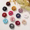 Moda Coreana 3cm Camurça Sintética Flor Margarida DIY Acessórios de Cabelo Headwear Flores para Sapatos Roupas Acessórios de Chapéu