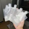 Bolsas vacías rellenables de apretar convenientes para viajes y viajes de negocios, para cosméticos, champú, gel de ducha, limpiador facial y loción