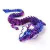 Ventas Directas de Fábrica Dragón Impreso en 3D Dragón Chino Articulado Adorno Luminoso Juguete Artesanía