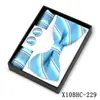 Corbata de moño Estilo Nuevo, Pañuelo Cuadrado, Gemelos Caja de Regalo Set de 3 Piezas, Accesorios de Camisa de Moda para Hombre, Hebilla de Corbata de Moño Multicolor