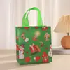 Bolsa de TNT con Tema Navideño, Bolsa de Regalo, Bolsa de Compras con Impresión, Decoración de Fiesta, Acompañamiento para Regalo
