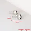 Brincos Texturizados de Alta Qualidade Europeus e Americanos da Moda para Mulheres, Design Tridimensional de Flor e Estrela do Mar em Aço Inoxidável, Brincos Simples de Nicho