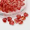 Cuentas de Corazón de Colores Vidrio DIY Cadena para Teléfono Móvil Colgante Pendientes Pulsera Anillo Cuentas Sueltas Accesorios Joyería