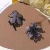 Flores de gelatina degradadas con centro de flor de cristal de dopamina originales, aretes DIY, pasadores para el cabello, sombreros, bolsos, zapatos, accesorios de ropa florales
