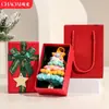Enfeites de Árvore de Natal de Tricô Mais Vendidos no Exterior, Decorações de Natal Criativas de Crochê e Enfeites de Natal Festivos