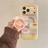 Capa de Celular Magnética Fosca Fofa Coelho de Sobremesa Maçã para iPhone 17Promax Adequada para 16Pro Camada Dupla 18Pro