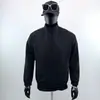 Chaqueta cárdigan con cremallera de color sólido, cuello alto simple, moderna, retro, versátil para hombre, primavera/otoño, cortavientos, para exteriores, para ir al trabajo