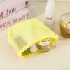 Bolsa de Maquiagem Triangle Mesh Estéreo Dopamina Grande Capacidade Portátil Feminina para Diversos Moedas Batom Maquiagem