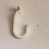Accesorios de gancho transparente sin costuras con forma de flor de ciruelo y manzana, gancho integral con hebilla en forma de U, gancho de tarjeta de alambre, fabricantes de accesorios al por mayor