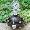Amortiguador de Pulso Tipo Diafragma CPVC UPVC Acero Inoxidable PVDF Tanque de Amortiguación con Manómetro PP Vejiga de Aire