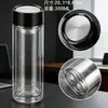 Taza de Té de Regalo con Logo Impreso, Regalo Souvenir, Taza de Agua de Vidrio de Borosilicato Alto Resistente a Altas Temperaturas, Taza Publicitaria, Taza de Vidrio de Doble Pared